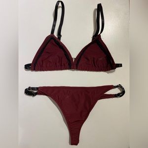 Swimwear bikini Red Wine size L NEW